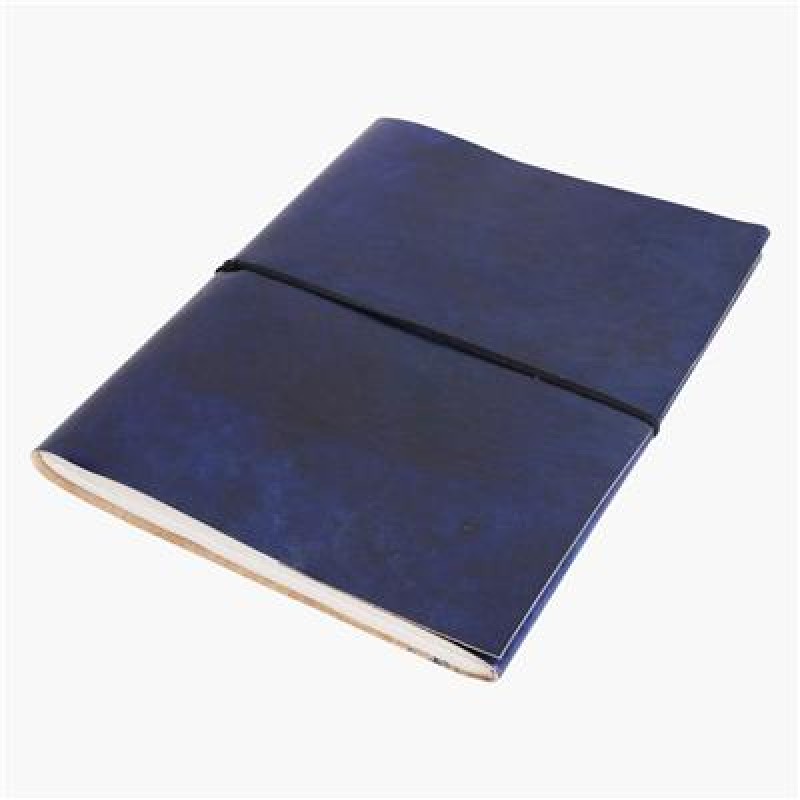 MAMA BLUE LEATHER PHOTO ALBUM